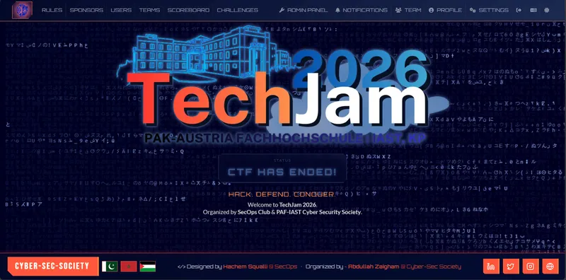 Tech-Jam 2026: Global CTF Infrastructure